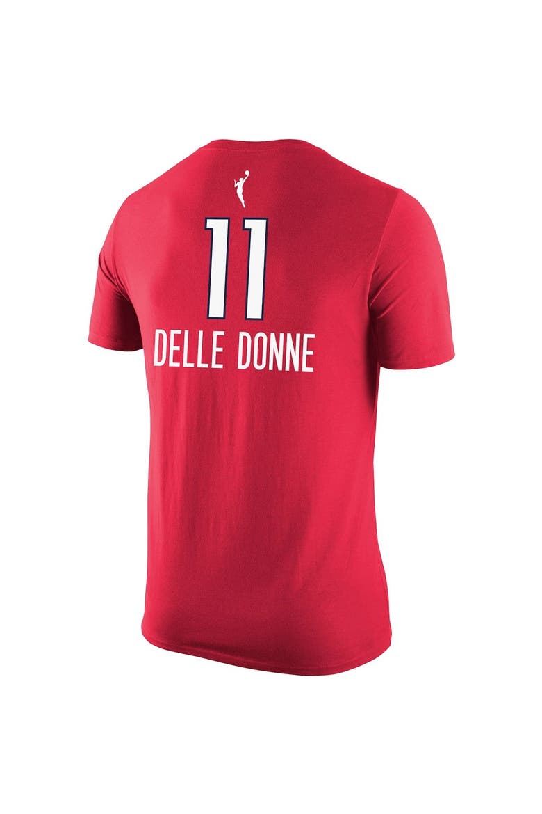Men's Nike Elena Delle Donne Red Washington Mystics Explorer Edition Player Name & Number T-Shirt, Alternate, color, Red