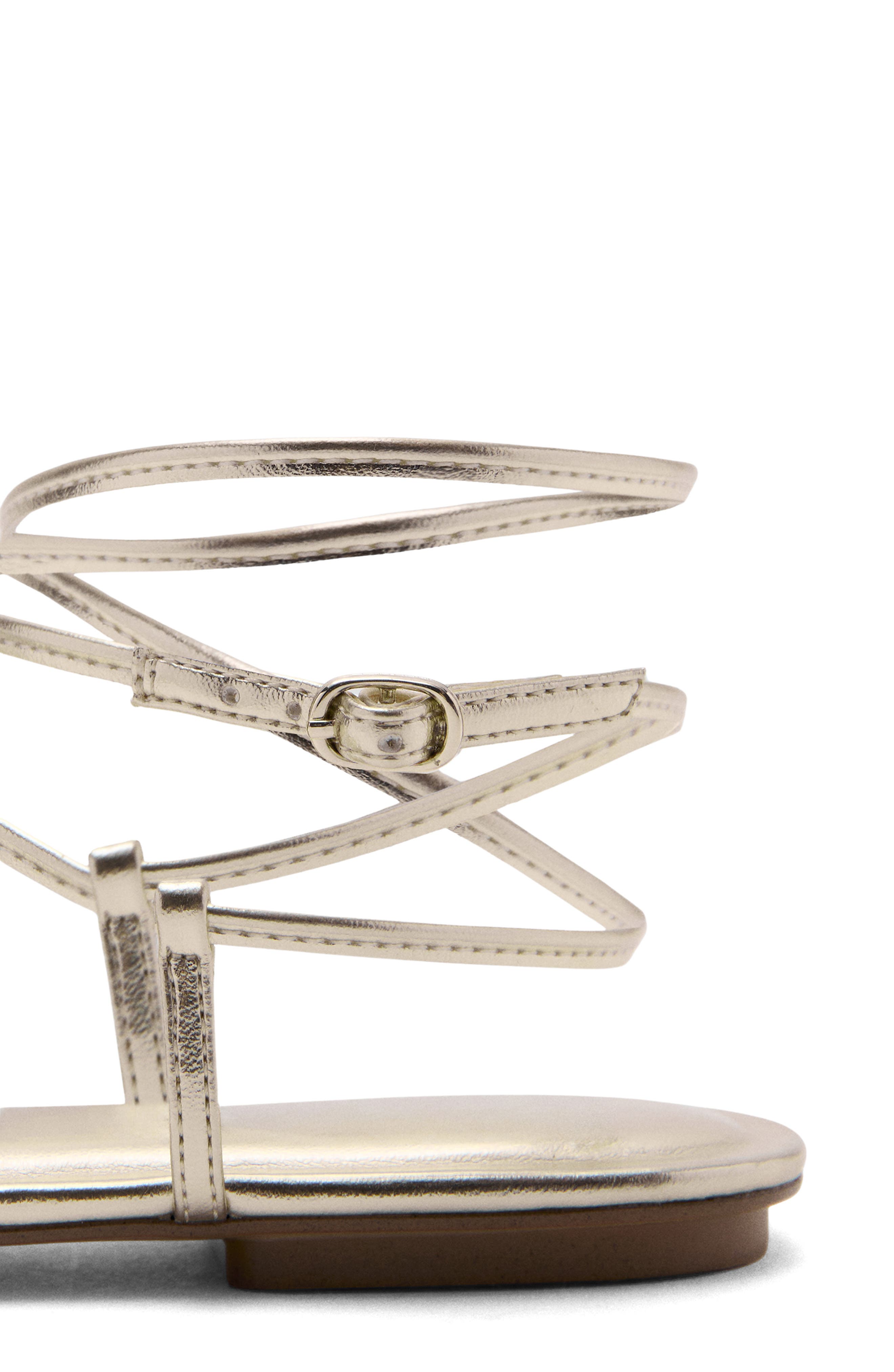MANGO Ankle Strap Sandal, Alternate, color, 