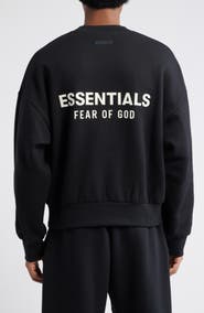 Fear of God Essentials Classic Fit Fleece Crewneck Sweatshirt