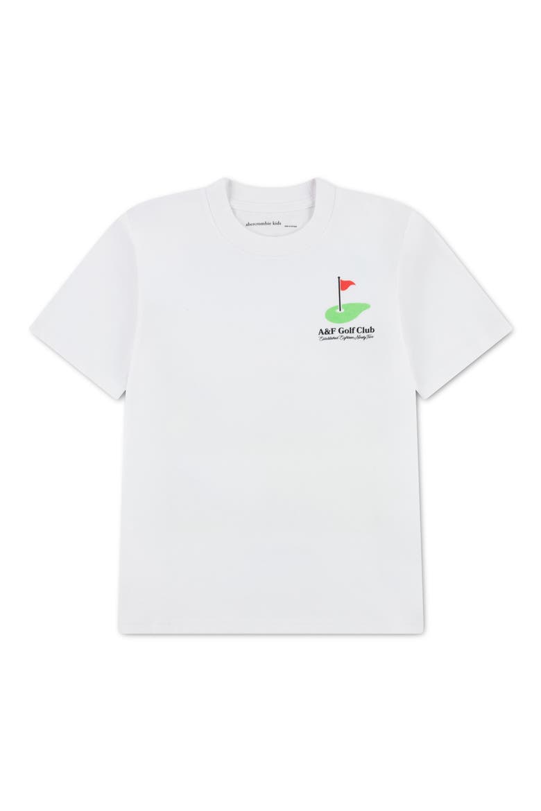 Kids' On the Green Graphic T-Shirt, Main, color, BRIGHT WHITE
