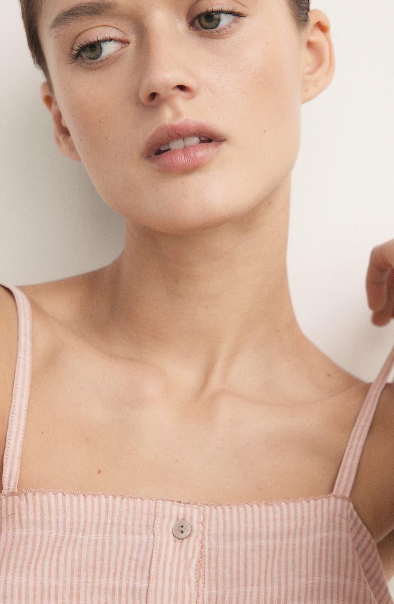 MANGO Short Pajamas, Alternate, color, Orange