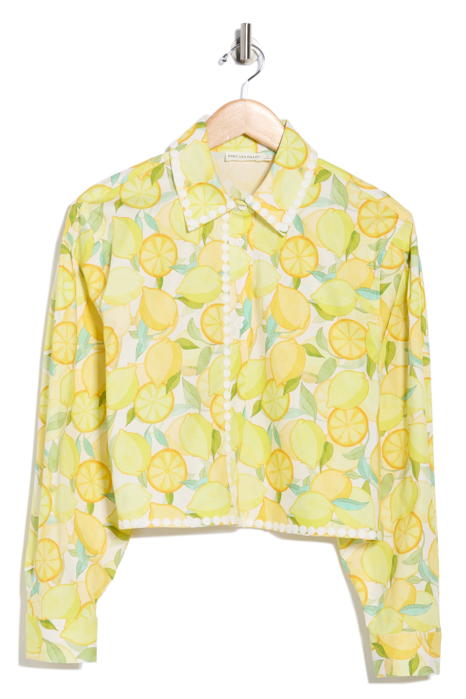 Button Down Crop Shirt (Women) | Nordstromrack