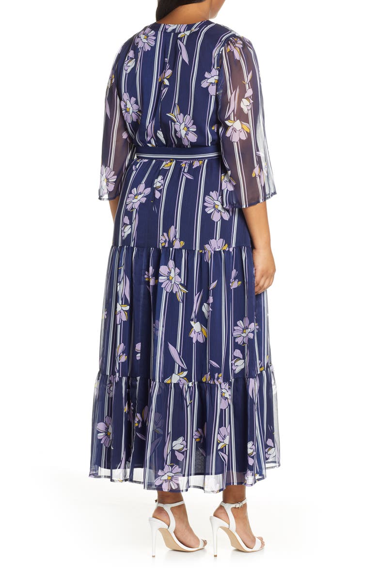 Floral Maxi Dress, Alternate, color, FLORAL CHRONICLES W/ STRIPES