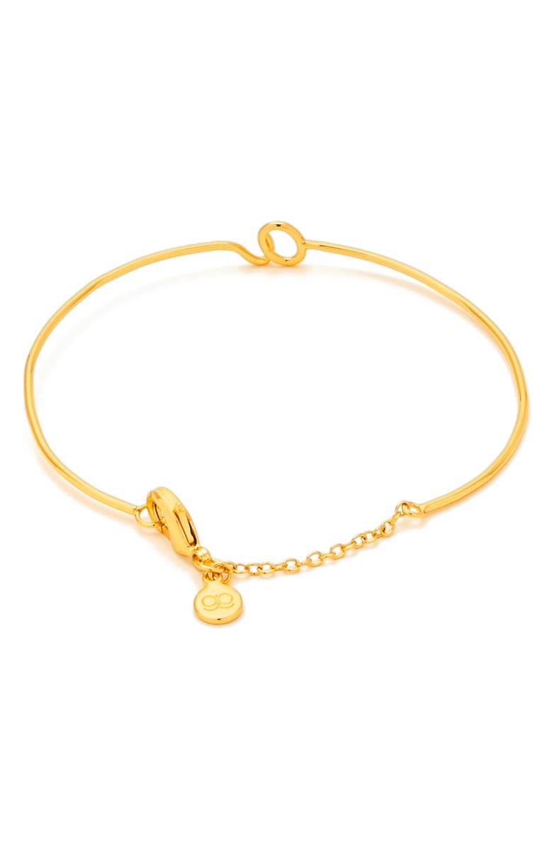 gorjana Alphabet Bracelet, Alternate, color,