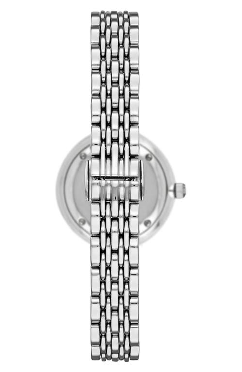 Emporio Armani Mother-of-pearl Bracelet Watch, 28mm In Silver