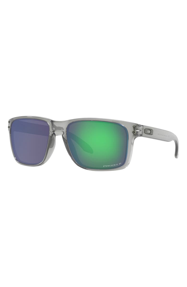 Oakley Holbrook XL 59mm Prizm<sup>™</sup> Polarized Square Sunglasses, Alternate, color, Grey Metal
