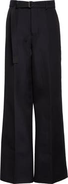 ■sacai■サカイ■Double Face Silk & Cotton Trousers■ Sacai Double Face Silk & Cotton Trousers | Nordstrom