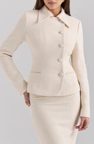 HOUSE OF CB Misha Bouclé Jacket