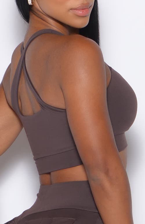 Bombshell Sportswear Two Way Bra In Brown