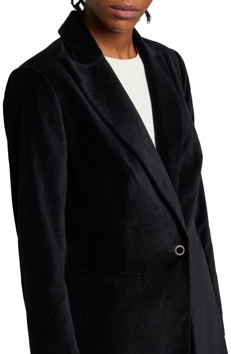 7 For All Mankind Velvet Blazer, Alternate, color,