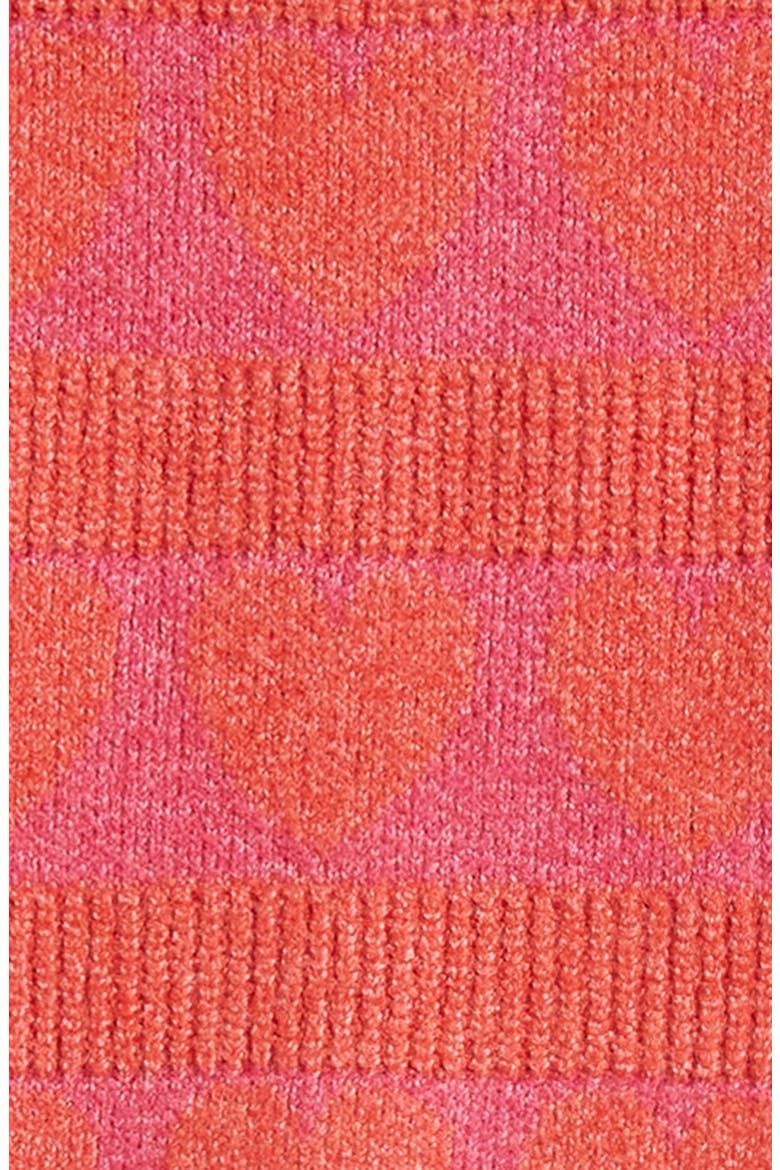 Kids' Heart Stripe Sweater & Skirt Set, Alternate, color, LIGHT RED