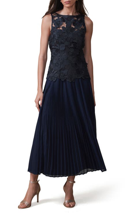 Floral Applique Maxi Dress