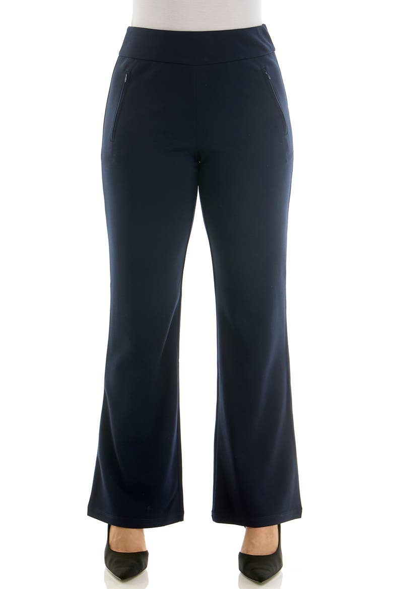 Bell Bottom Flare Pants, Alternate, color, NAVY