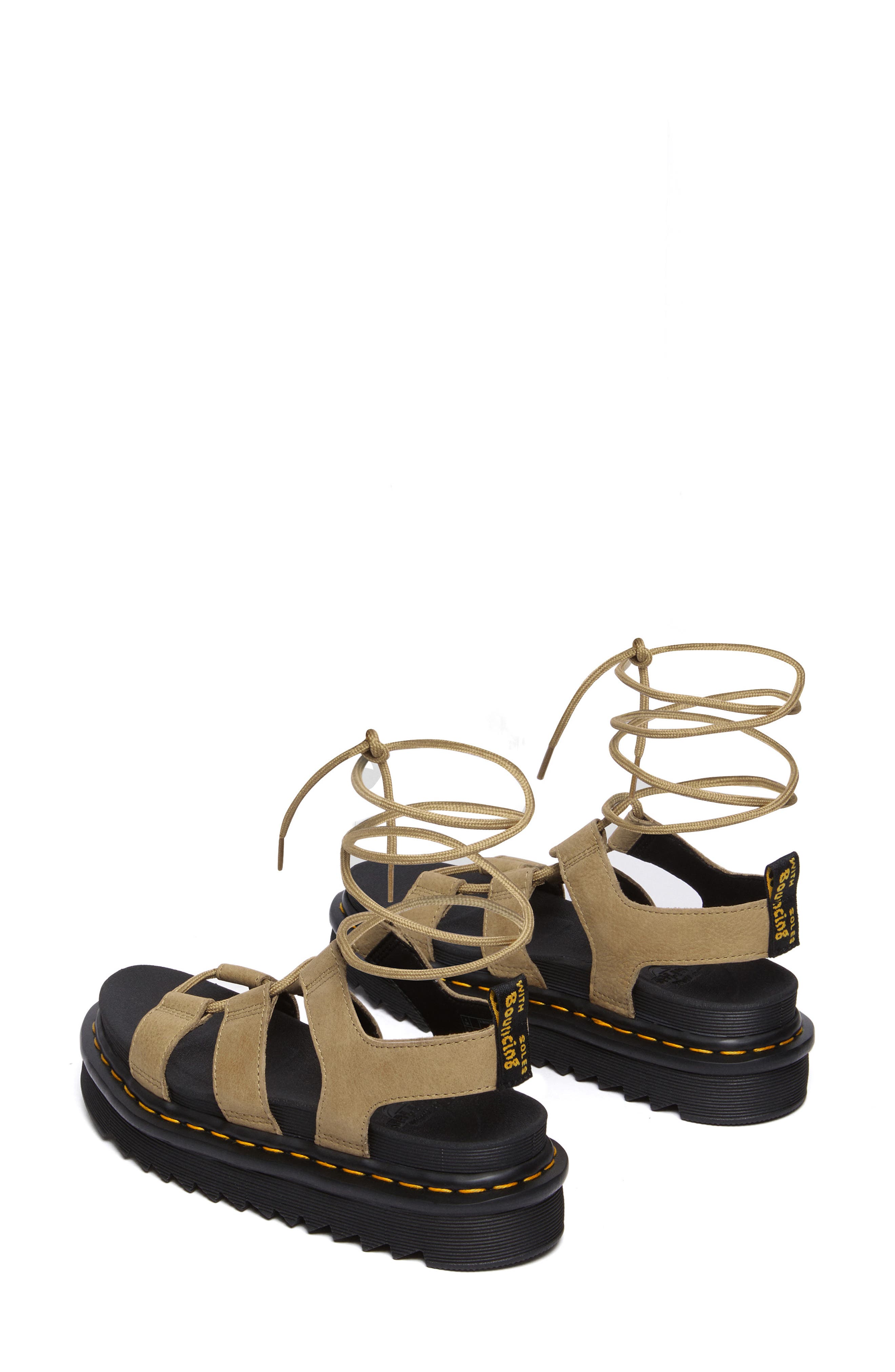 Dr. Martens Nartilla Ankle Wrap Platform Sandal, Alternate, color, 