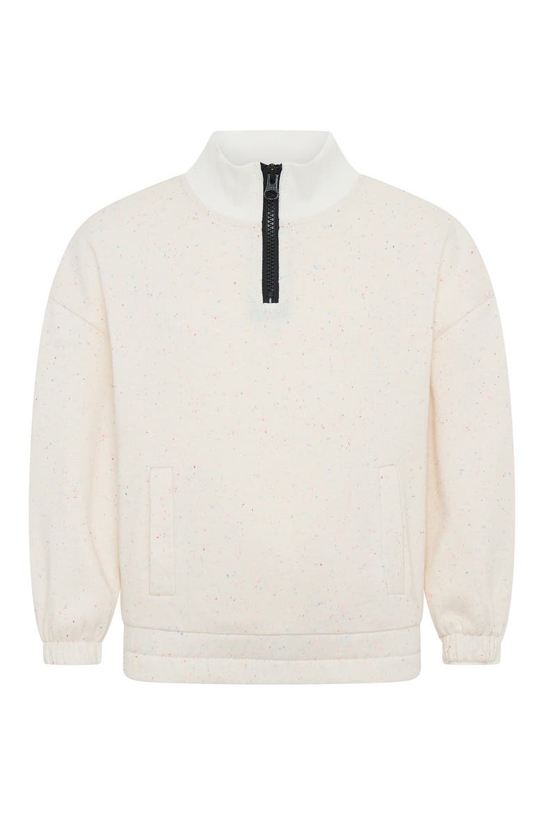 Kids' Half Zip Pullover, Main, color, ECRU