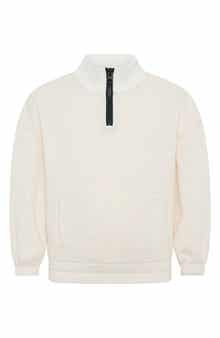 TINY TRIBE Kids' Half Zip Pullover