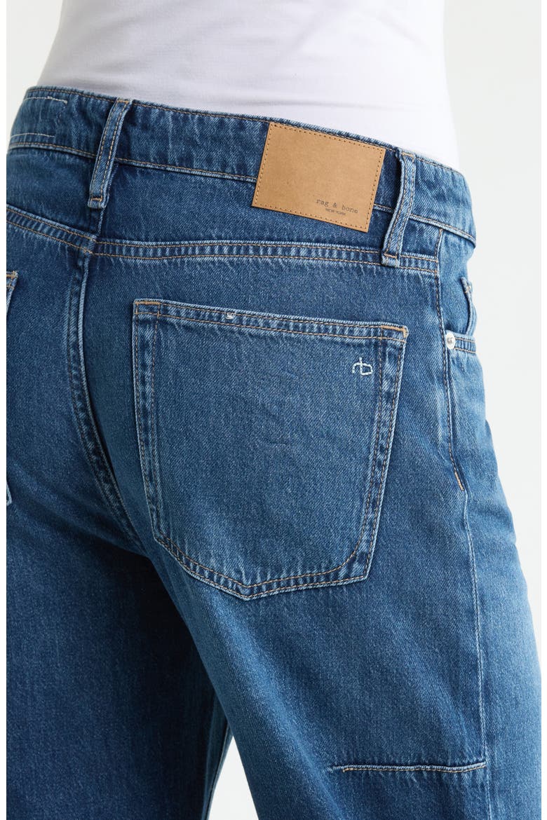 Featherweight Stevie Slim Tapered Barrel Leg Jeans, Alternate, color, EMERSON