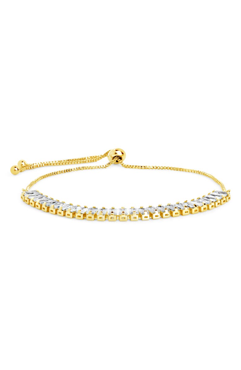 Sterling Forever Jordan Bolo Bracelet, Alternate, color, Gold