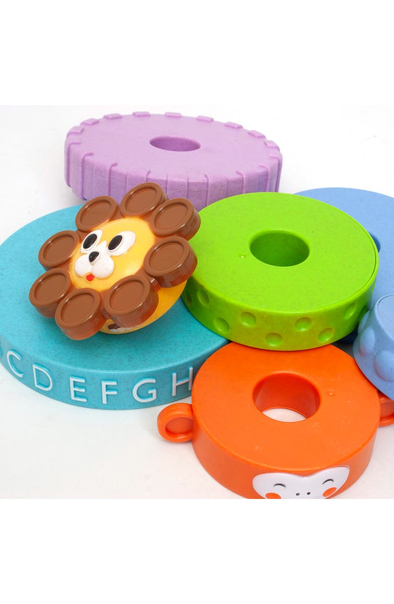 Roo Crew Stacking Rings 8 Pieces Sensory Toy, Alternate, color, Multicolored