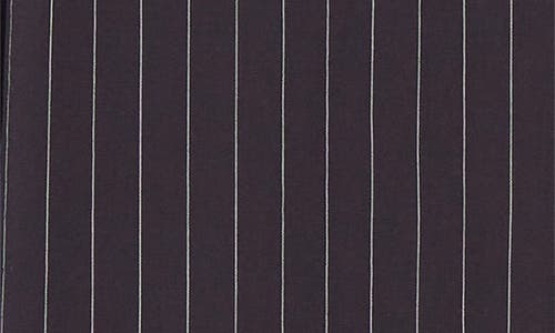 Acne Studios Satai Stripe Crop Organic Cotton Poplin Button-up Shirt In Black/white J83