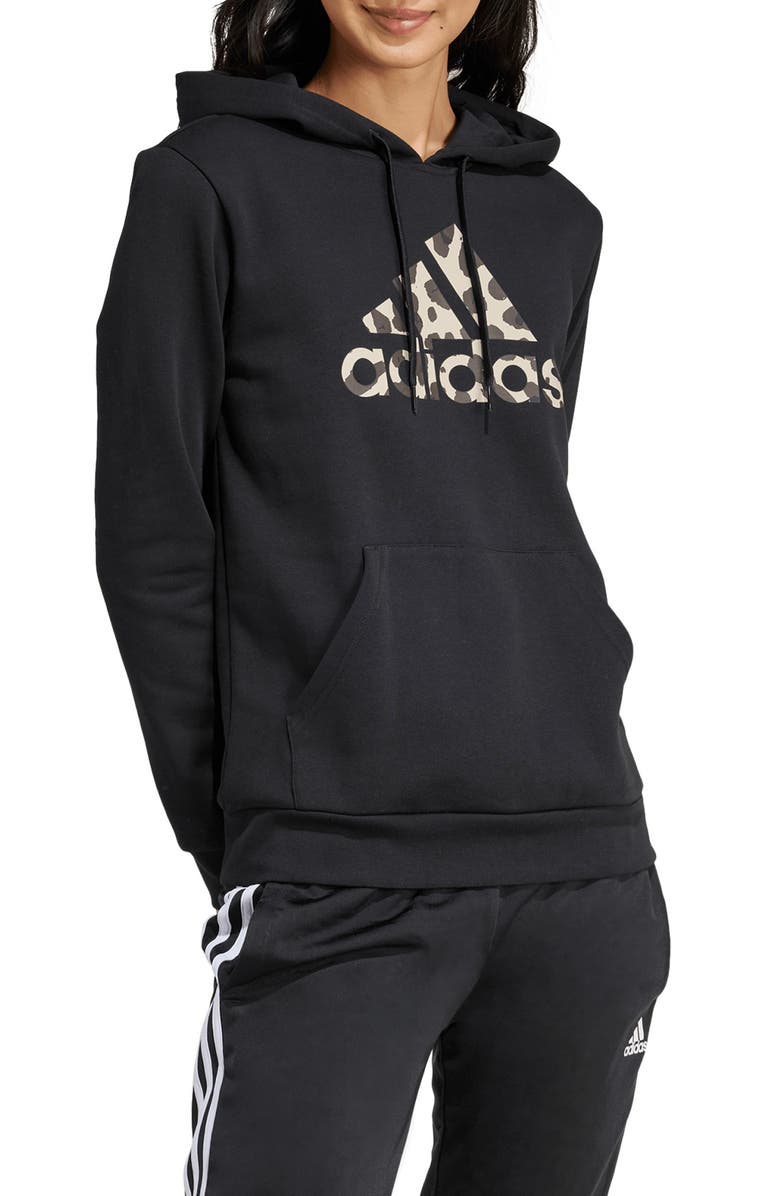 adidas Animal Print Hoodie, Main, color, 