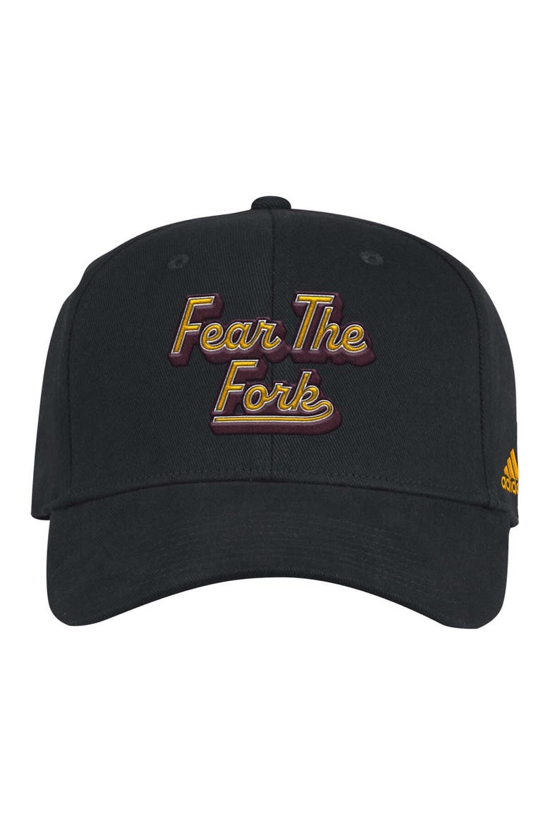 Men's adidas Black Arizona State Sun Devils Chant Flex Hat, Main, color, Black