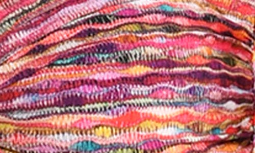 Sunshine 79 Shimmer Ripple Twist Bandeau Bikini Top In Multi