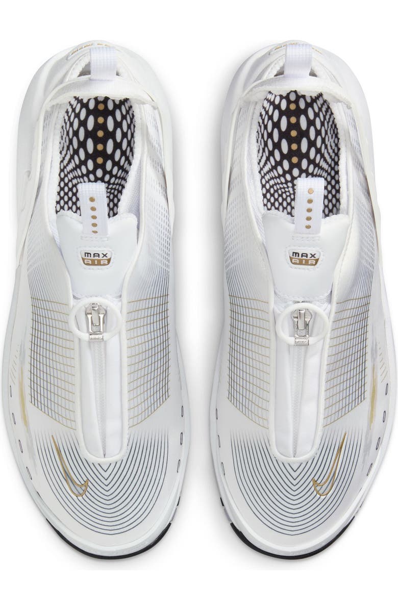 Nike Air Max Craze Sneaker, Alternate, color, White/ Gold/ Black/ Copper