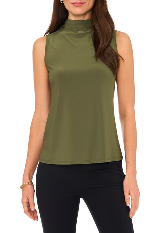 Chaus Sleeveless Top in Olive Green 