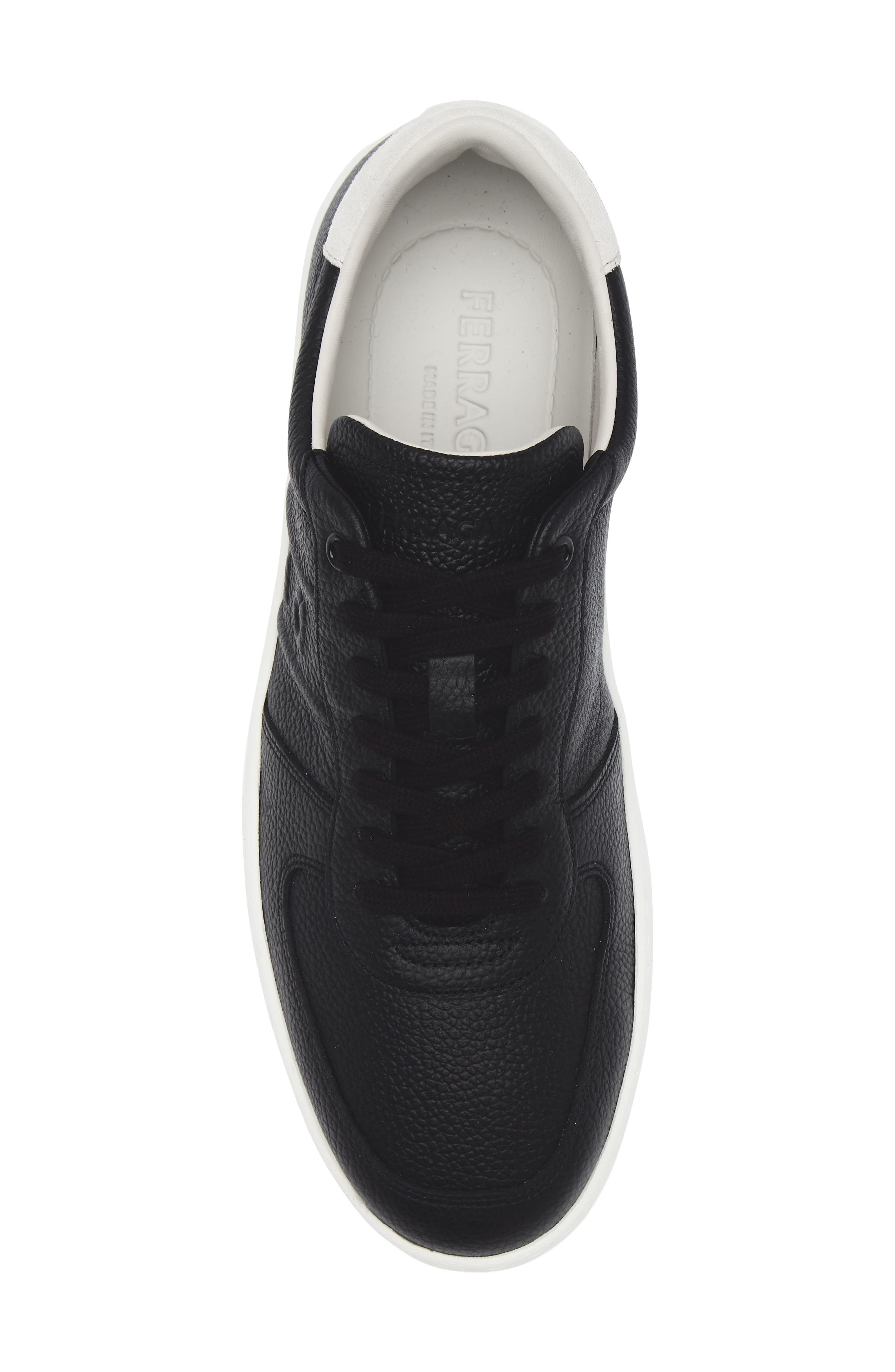 FERRAGAMO Adam Low Top Sneaker, Alternate, color, Nero Haze