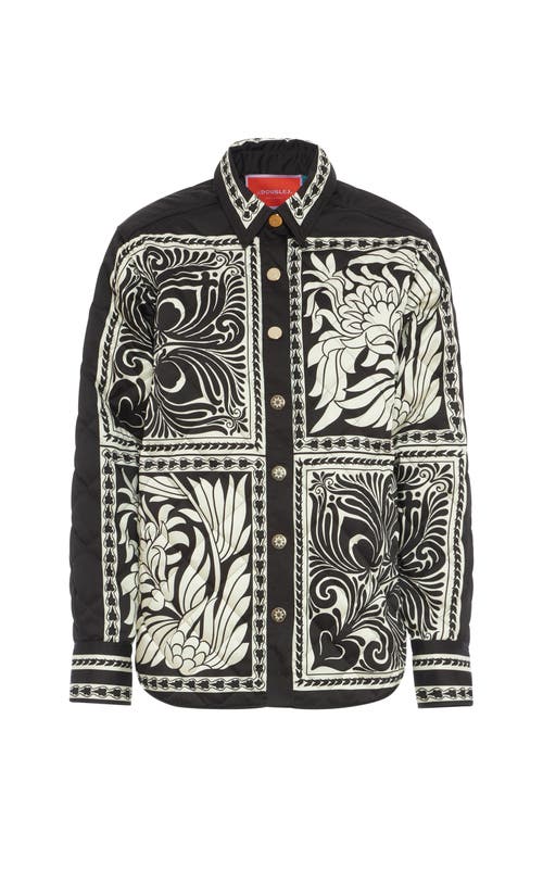 La Doublej Iris Shirt Jacket In Black