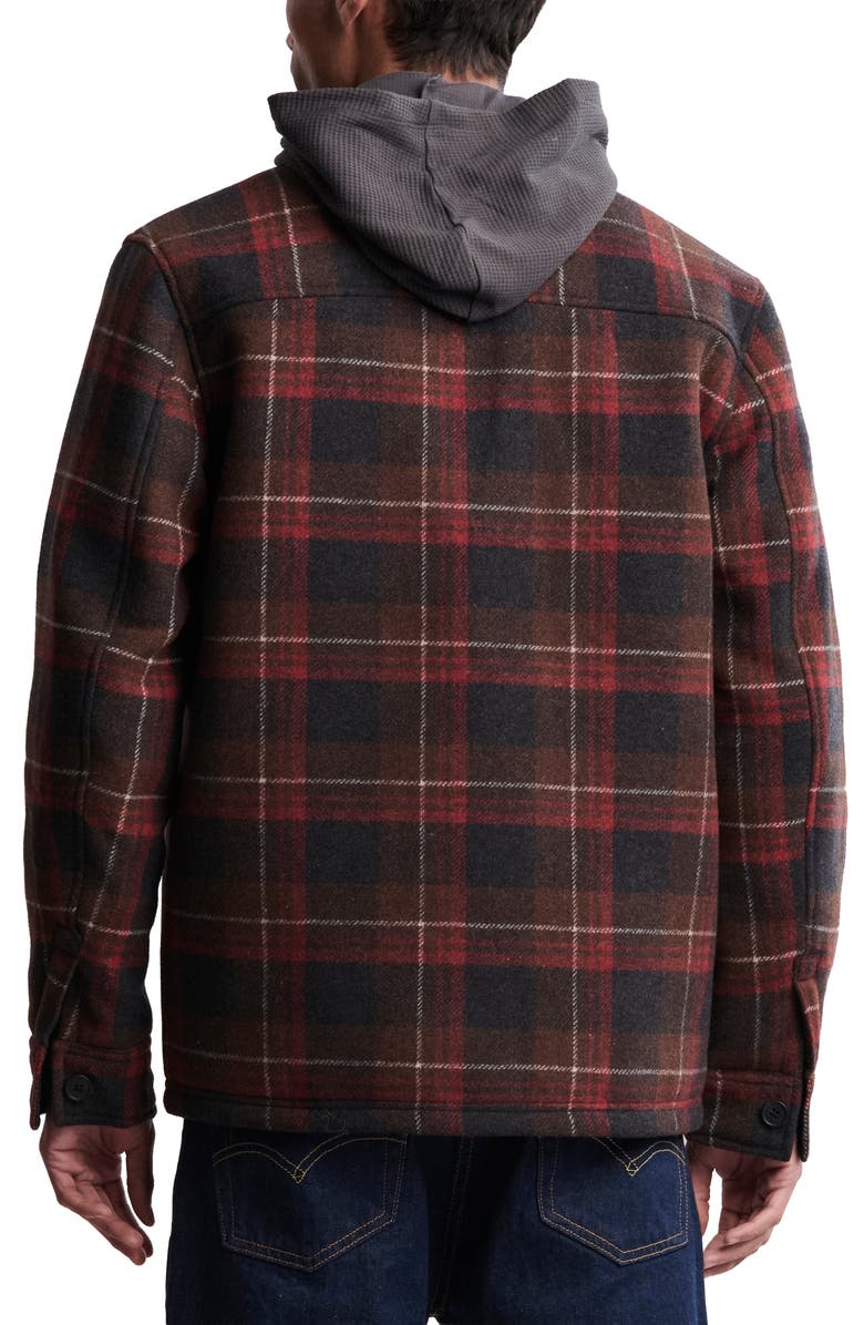 Barefoot Dreams<sup>®</sup> Plaid Shacket, Alternate, color, Russet Plaid