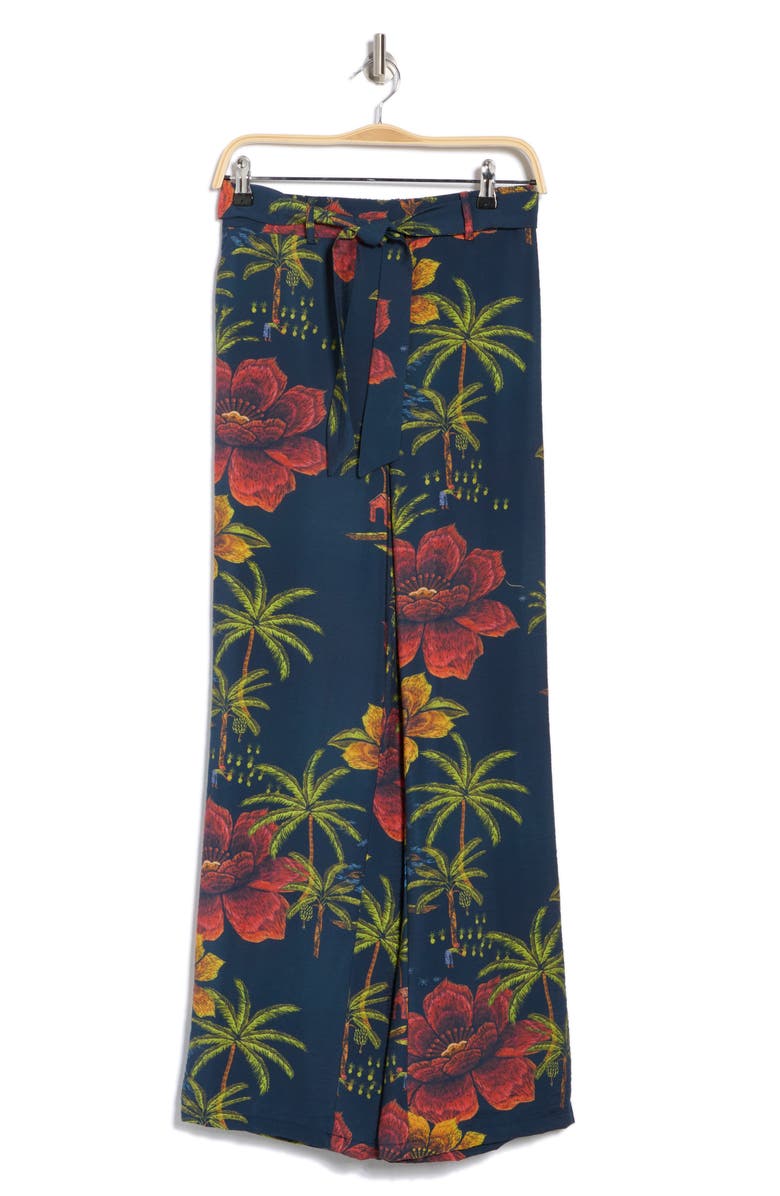 Tie Front Wide Leg Pants