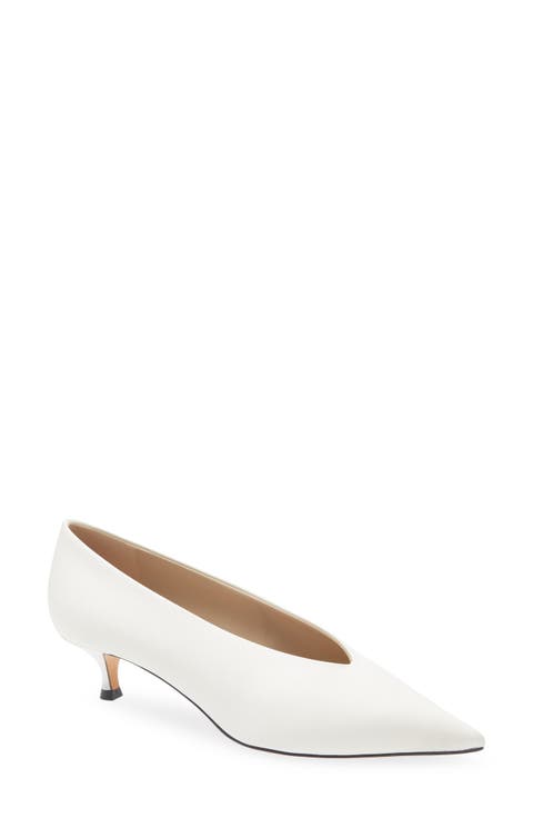 Babouche Kitten Heel Pointed Toe Pump