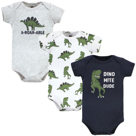 Triple Pack of Essential Cotton One-Piece Rompers (Baby)