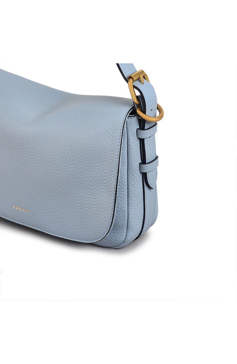 Radley Grafton Street Small Flapover Crossbody Bag, Alternate, color, Smoke Blue
