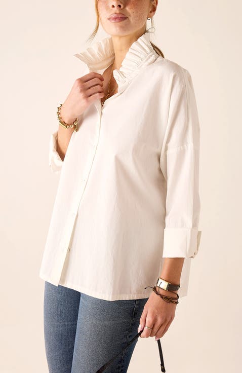 Emerson Elizabethan Collar Top