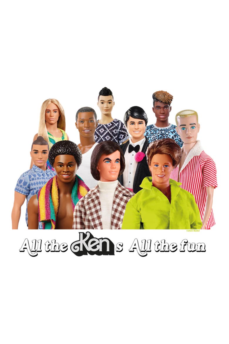 Boys' All the Kens and All the Fun T-Shirt, Alternate, color, White