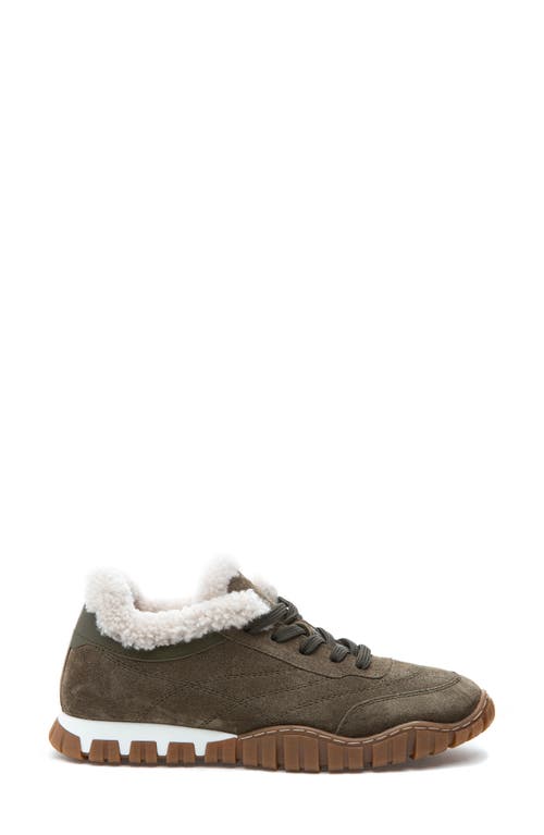 275 Central Qutie Genuine Shearling Lined Sneaker In Green