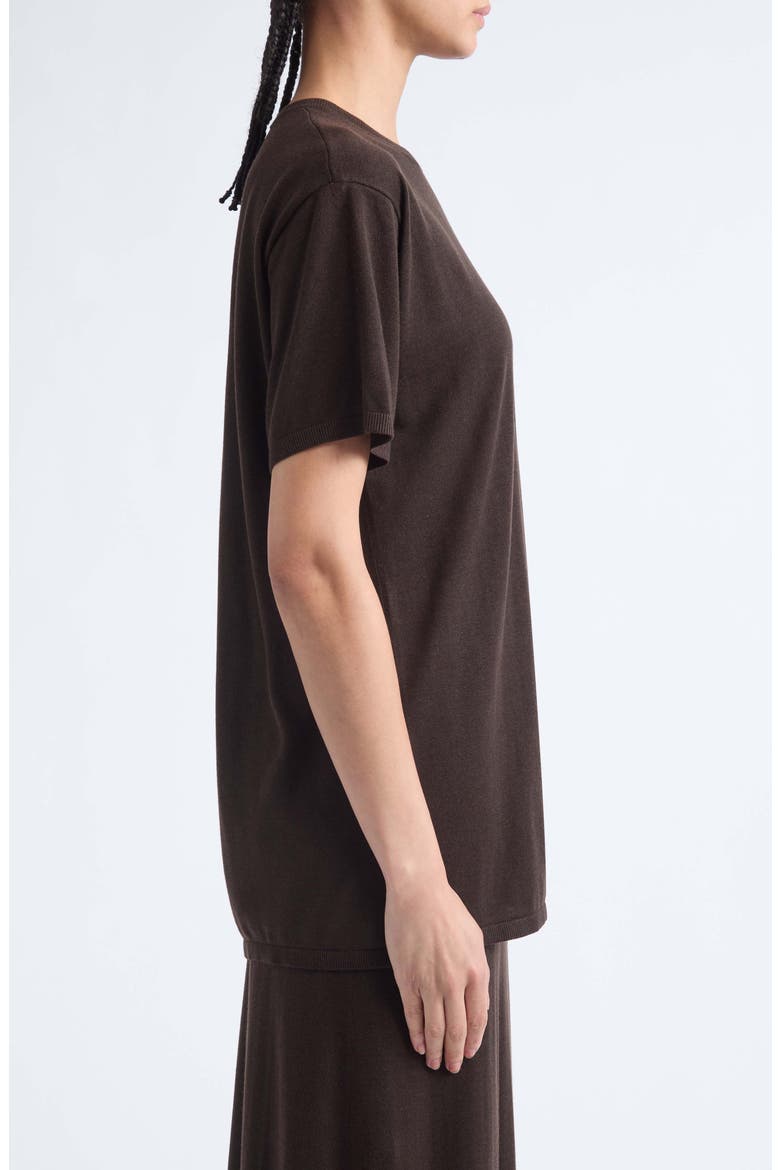 Knit T-Shirt, Alternate, color, FONDANTE