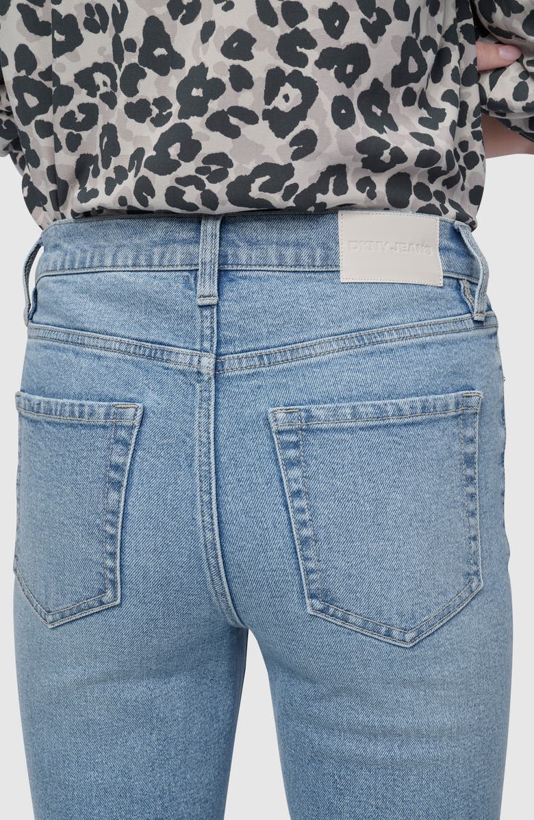 DKNY Jeans High Waist Flare Jeans, Alternate, color, Reade