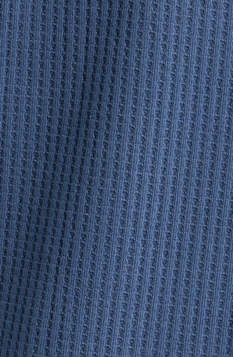 CITY BLUES Camden Thermal Mixed Media Snap-Up Shirt, Alternate, color, Blue