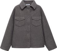 MANGO Bouclé Jacket