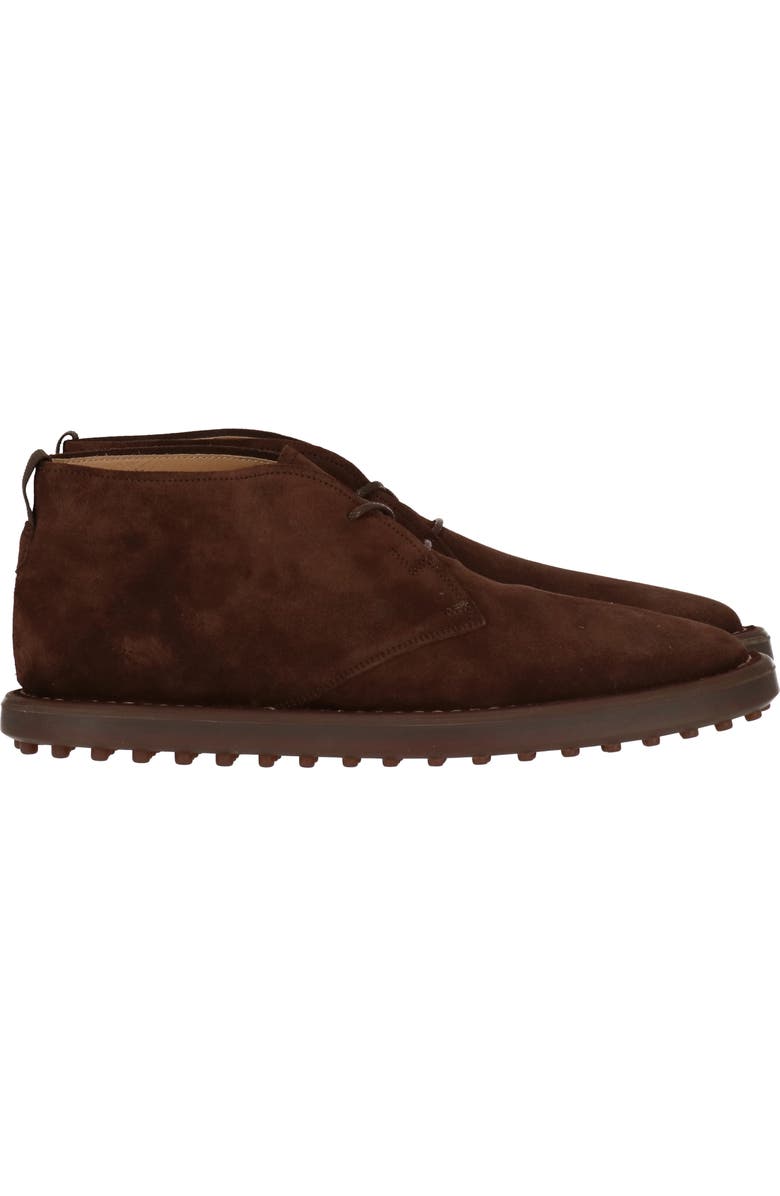 Tod's Ideal Suede Chukka Boot, Alternate, color, Dark Brown