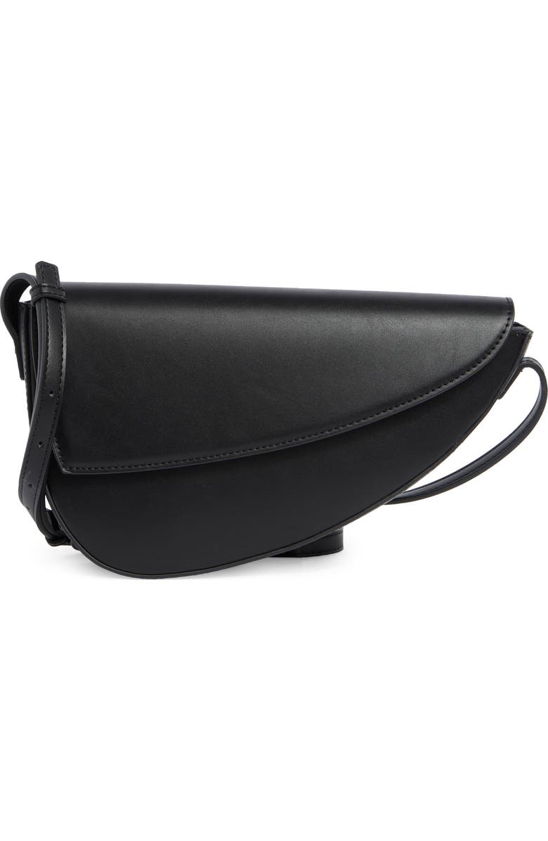 BCBG Asymmetrical Crossbody, Main, color, Black