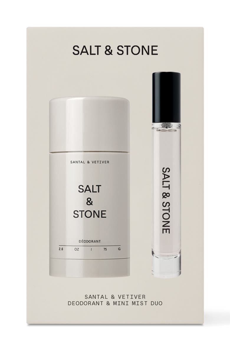 SALT & STONE Santal & Vetiver Deodorant & Mini Body Mist Set $30 Value, Alternate, color, 