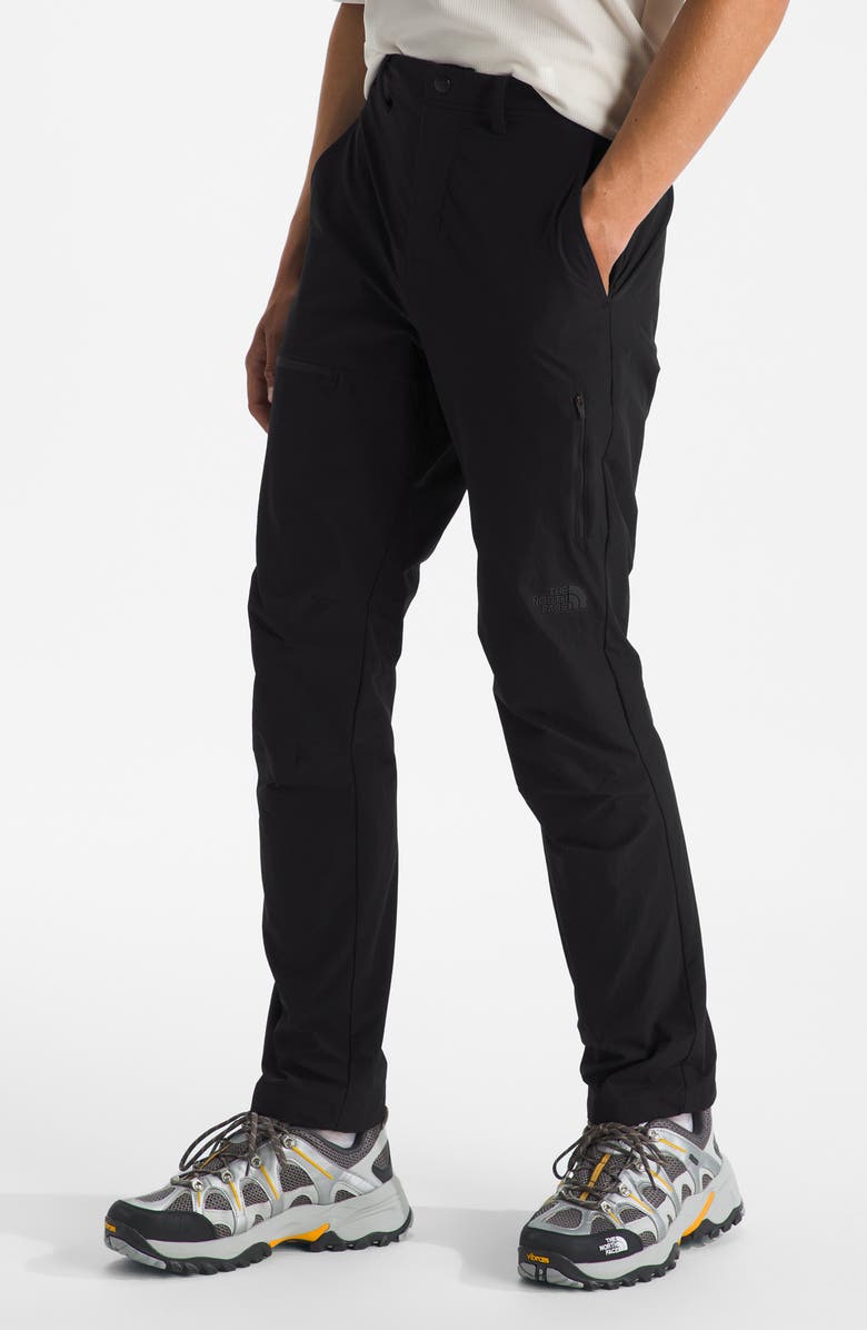The North Face Basin Water Repellent Pants, Alternate, color, Tnf Black