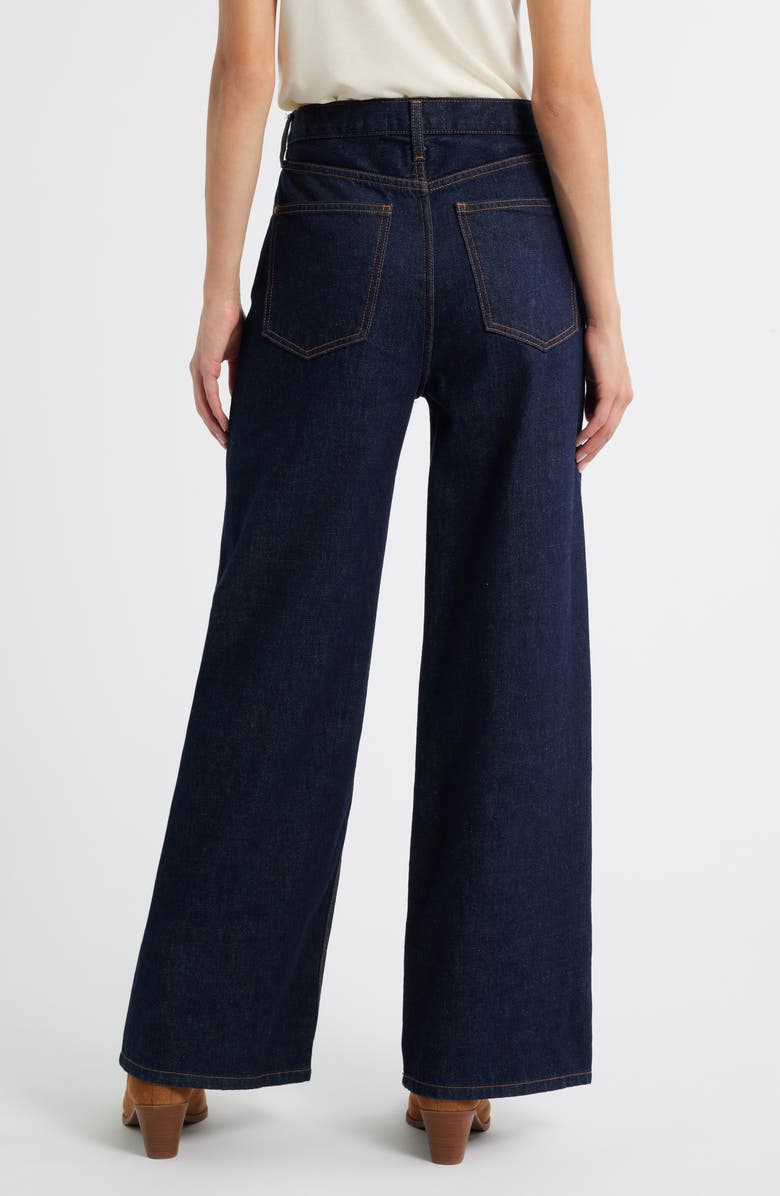 THE GREAT. The Slouch Wide Leg Jeans, Alternate, color, 
