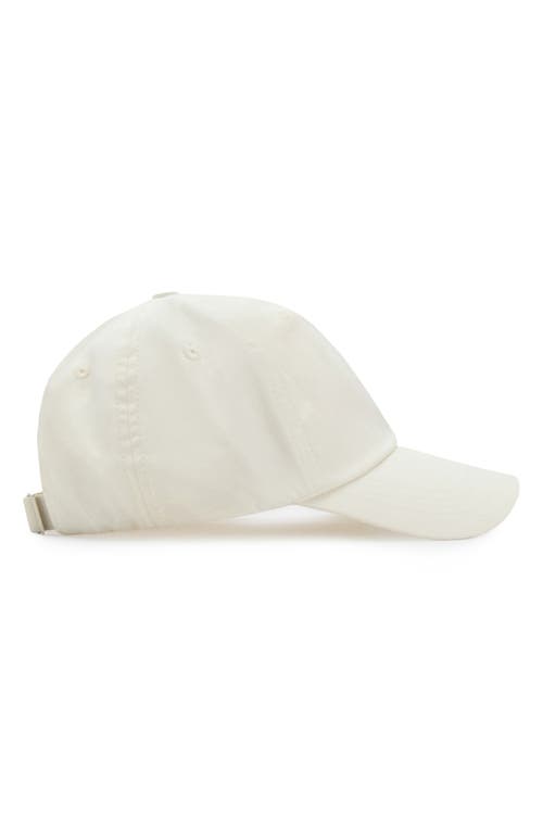Mango Solid Baseball Cap In White