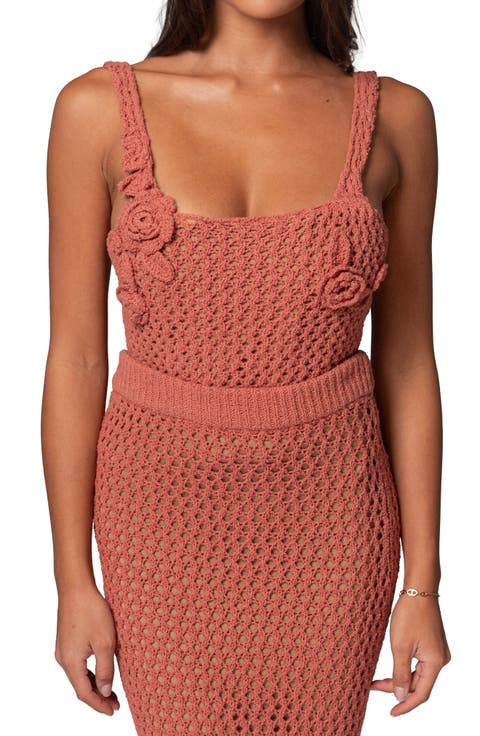 Beachside Crochet Tank